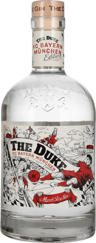 73,95 € Envio grátis | Gin The Duke FC Bayern München Alemanha Garrafa 70 cl