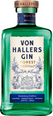 34,95 € 送料無料 | ジン Von Hallers Forest ドイツ ミディアムボトル 50 cl Botanicals — 植物エキス, Juniper — ジュニパー, Gehaltvoll-Herb — 濃厚ハーブ風味