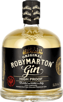 89,95 € Spedizione Gratuita | Gin Roby Marton Original High Proof Italia Bottiglia 70 cl