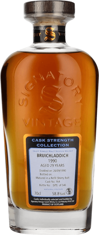 649,95 € Kostenloser Versand | Whiskey Blended Signatory Vintage Cask Strength Collection at Bruichladdich Großbritannien 29 Jahre Flasche 70 cl