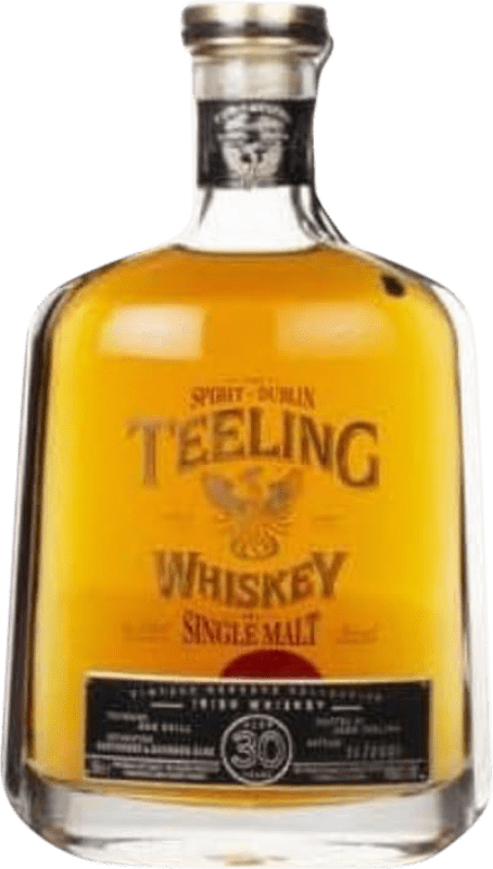 1 141,95 € Envio grátis | Whisky Single Malt Teeling Sauternes & Bourbon Cask Finish Afinado em Barrica Irlanda 30 Anos Garrafa 70 cl