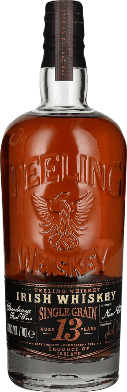 167,95 € Envio grátis | Whisky Single Malt Teeling Bordeaux Red Wine Cask Finish Afinado em Barrica Irlanda 13 Anos Garrafa 70 cl