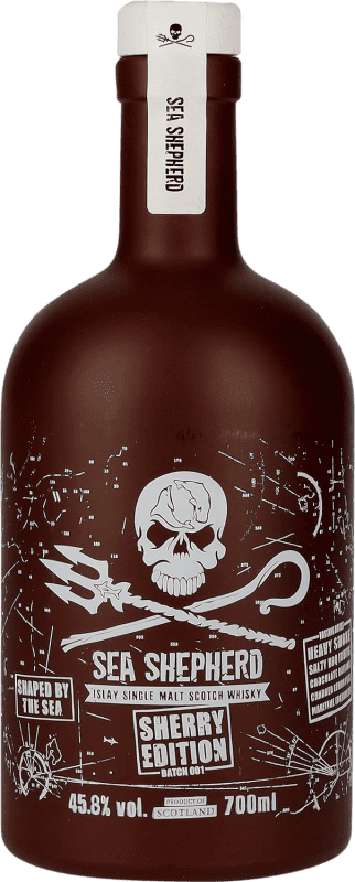 73,95 € Envío gratis | Whisky Single Malt Kirsch Sea Shepherd Nº 001 Sherry Batch, Edición Limitada Islay Reino Unido Botella 70 cl