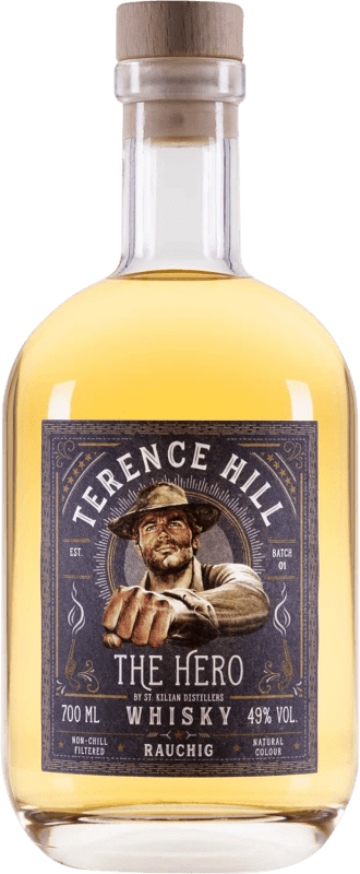 81,95 € 免费送货 | 威士忌混合 ‎St. Kilian Terence Hill The Hero Rauchig 德国 瓶子 70 cl