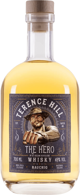 79,95 € Envoi gratuit | Whisky Blend St. Kilian Terence Hill The Hero Rauchig Allemagne Bouteille 70 cl