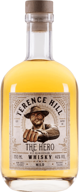 56,95 € Envoi gratuit | Whisky Blend St. Kilian Terence Hill The Hero Mild Allemagne Bouteille 70 cl