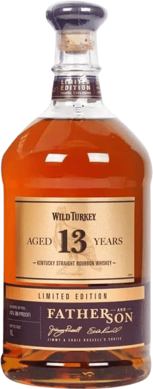 306,95 € Envoi gratuit | Whisky Bourbon Wild Turkey Father and Son Édition Limitée Kentucky États Unis 13 Ans Bouteille 1 L