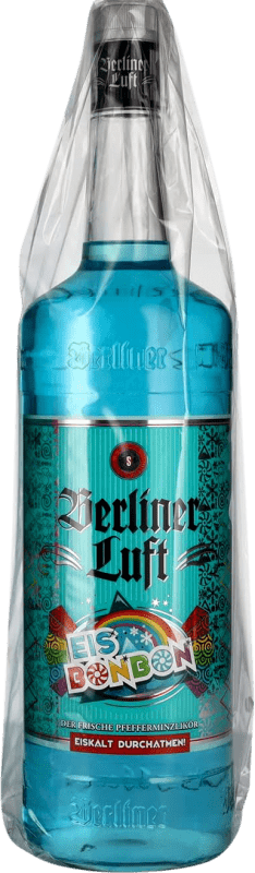 159,95 € 送料無料 | リキュール Berliner Luft Eisbonbon der Frische Pfefferminzlikör ドイツ 特別なボトル 3 L