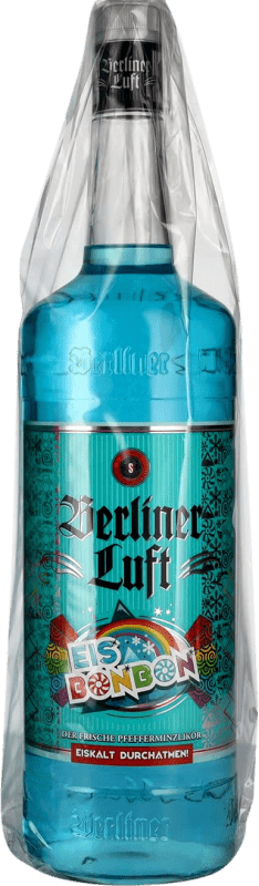 155,95 € Spedizione Gratuita | Liquori Berliner Luft Eisbonbon der Frische Pfefferminzlikör Germania Bottiglia Speciale 3 L