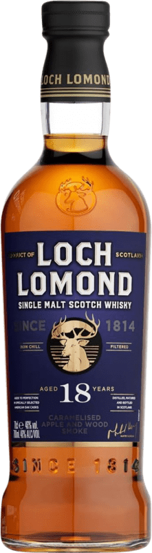 89,95 € Kostenloser Versand | Whiskey Single Malt Loch Lomond Fruit & Spice Großbritannien 18 Jahre Flasche 70 cl