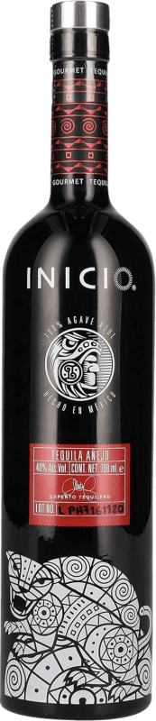 166,95 € 免费送货 | 龙舌兰酒 Inicio Jaguar Añejo — 陈年 墨西哥 70 cl Ágave Azul — 蓝色龙舌兰