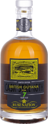 84,95 € 送料無料 | ラム Rum Nation British Guyana 限定版 再会 7 年 70 cl