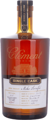 86,95 € Бесплатная доставка | Ром Clément Trés Vieux Agricole Single Cask Moka Torréfié Мартиника бутылка Medium 50 cl