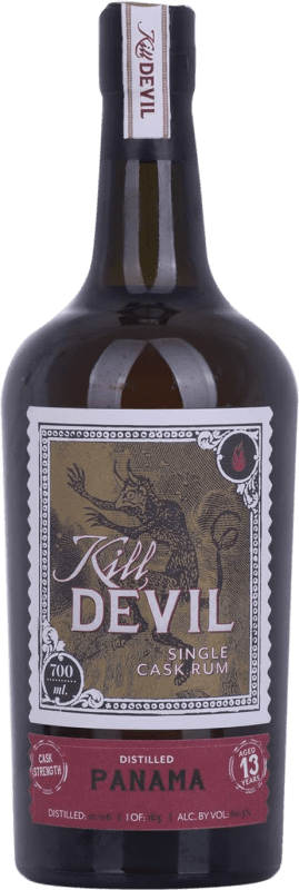 134,95 € Envio grátis | Rum Hunter Laing Kill Devil Panama Single Cask — Barrica Única Panamá 13 Anos 70 cl