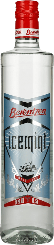 19,95 € Spedizione Gratuita | Liquore alle Erbe Berentzen Germania Bottiglia Medium 50 cl Icemint — Menta Ghiacciata