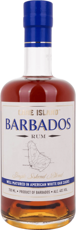 33,95 € Envío gratis | Ron Cane Island Barbados Single Island Blend Barbados Botella 70 cl