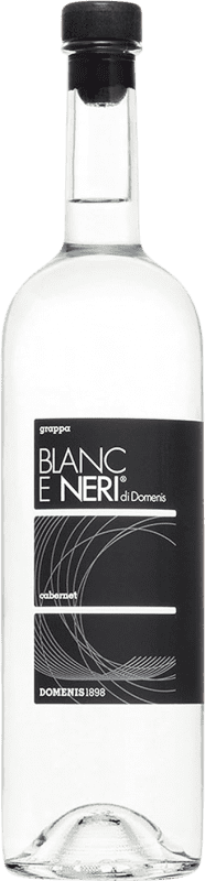 54,95 € Envio grátis | Aguardente Grappa Domenis 1898 Blanc e Neri Itália Cabernet Garrafa 70 cl