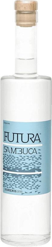 31,95 € Envio grátis | Licores Domenis 1898 Futura Sambuca Itália Garrafa Medium 50 cl