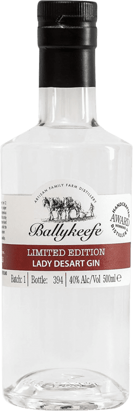 65,95 € Free Shipping | Gin Ballykeefe Lady Desart Limited Edition Ireland Medium Bottle 50 cl