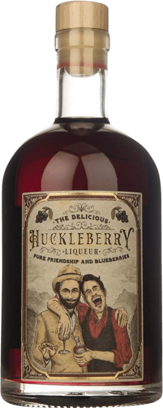 64,95 € Spedizione Gratuita | Genever Gin Huckleberry 22º Germania Bottiglia Medium 50 cl Blueberry — Mirtilli