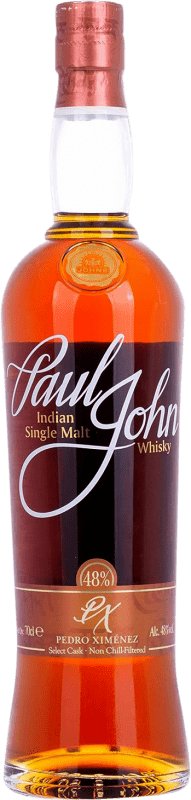 99,95 € Free Shipping | Single Malt Whisky Paul John PX Pedro Ximénez Sherry Cask Finish, Selection India 70 cl
