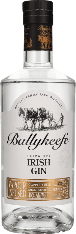 75,95 € 免费送货 | 金酒 Ballykeefe Vapour Infused Extra Dry Gin 爱尔兰 瓶子 70 cl