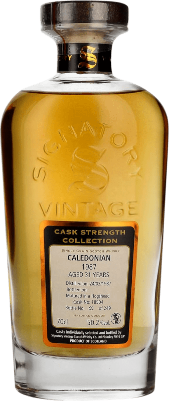 339,95 € Kostenloser Versand | Whiskey Blended Signatory Vintage Cask Strength Collection at Caledonian Großbritannien 31 Jahre Flasche 70 cl