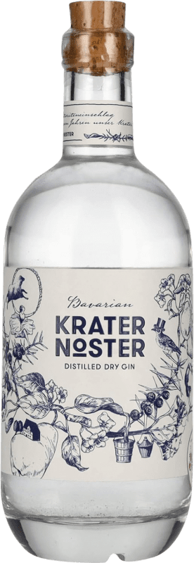 72,95 € Envío gratis | Ginebra Krater Noster Alemania Botella 70 cl