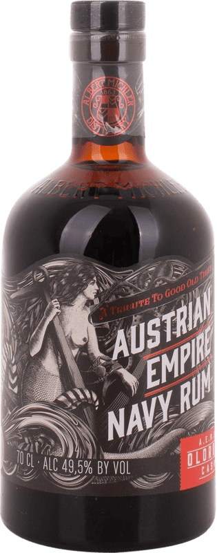 58,95 € Envoi gratuit | Rhum Albert Michler Austrian Empire Oloroso Sherry Cask Finish — Finition en Fût, Navy Strength — Brut de Fût Barbade Bouteille 70 cl