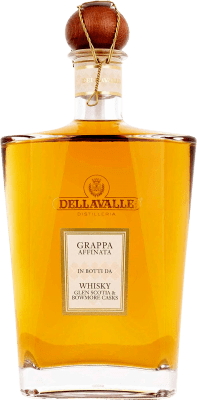 117,95 € Envío gratis | Grappa Dellavalle Affinata in Botti da Whisky Italia Botella 70 cl