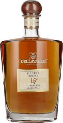 83,95 € Envío gratis | Grappa Dellavalle Reserva Italia 15 Años Botella 70 cl