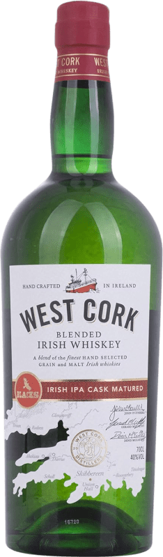 51,95 € Spedizione Gratuita | Whisky Blended West Cork IPA Beer Cask Finish — Affinamento in Botte Irlanda Bottiglia 70 cl