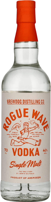 46,95 € Free Shipping | Vodka BrewDog Rogue Wave Single Malt United Kingdom Bottle 70 cl