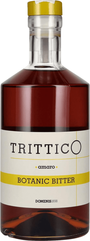 32,95 € Envío gratis | Amaretto Domenis 1898 Trittico Botanical Bitter Amaro Italia Botella 70 cl