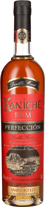 118,95 € 免费送货 | 朗姆酒 Kaniché Perfección Double Wood 巴巴多斯 瓶子 70 cl