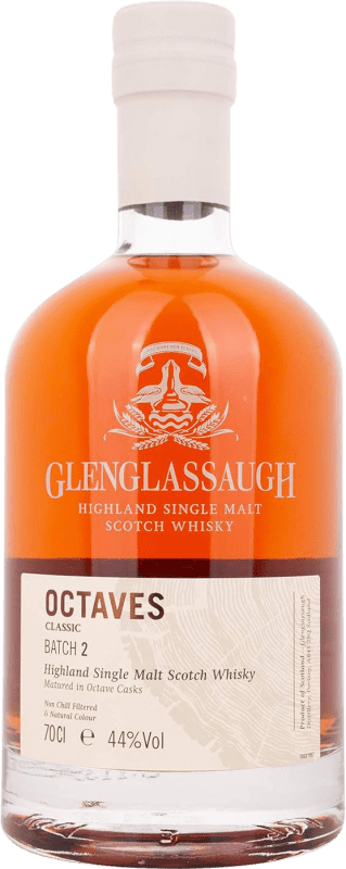 101,95 € Kostenloser Versand | Single Malt Whisky Glenglassaugh Octaves Nº 2 Batch, Klassisch Hochland Großbritannien 70 cl