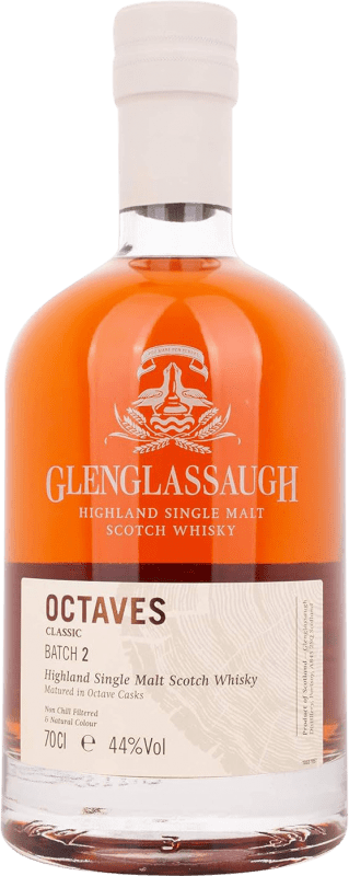 143,95 € Kostenloser Versand | Whiskey Single Malt Glenglassaugh Octaves Classic Batch 2 Hochland Großbritannien Flasche 70 cl