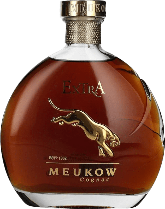 399,95 € Envio grátis | Cognac Conhaque Meukow Extra França Garrafa 70 cl