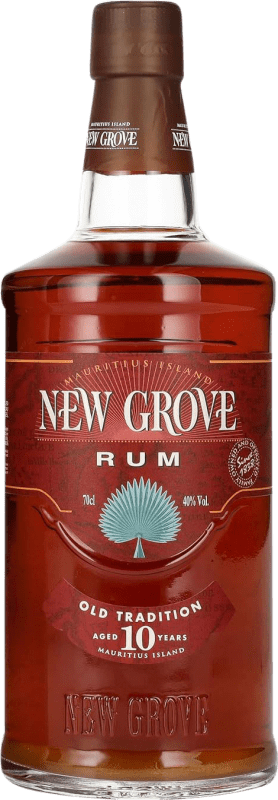 73,95 € Spedizione Gratuita | Rum New Grove Tradizionale Old — Vecchio Mauritius 10 Anni 70 cl