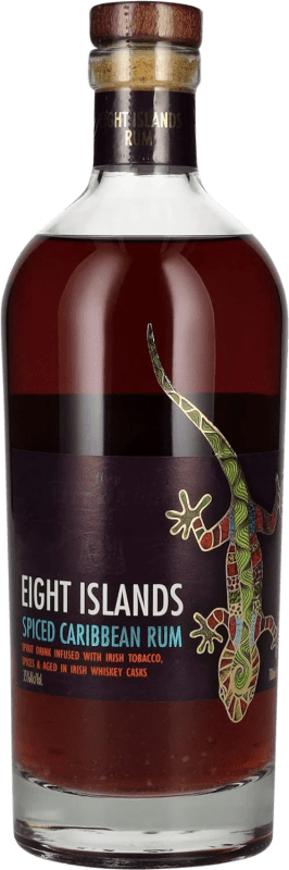 26,95 € Spedizione Gratuita | Rum West Cork Eight Islands Caribbean Spiced — Speziato Irlanda Bottiglia 70 cl