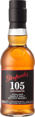 44,95 € Envoi gratuit | Single Malt Whisky Glenfarclas 105 Cask Strength Highlands Royaume-Uni Petite Bouteille 20 cl