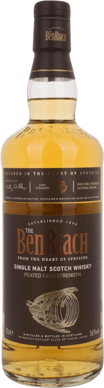 142,95 € Spedizione Gratuita | Whisky Blended The Benriach Peated Cask Strength Regno Unito Bottiglia 70 cl