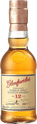 39,95 € Envio grátis | Whisky Single Malt Glenfarclas Highlands Reino Unido 12 Anos Garrafa Pequena 20 cl