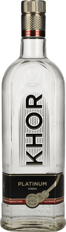 8,95 € Бесплатная доставка | Водка Khortytsa Khor Platinum Украина бутылка 70 cl