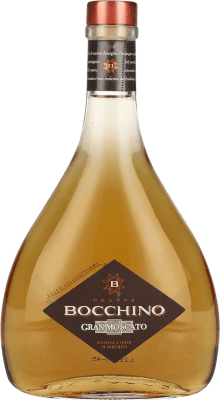 57,95 € Envio grátis | Aguardente Grappa Bocchino Gran Moscato Itália Mascate Garrafa 70 cl