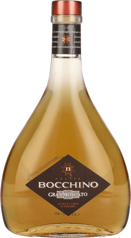 55,95 € Kostenloser Versand | Grappa Bocchino Italien Moscato — Muskateller Flasche 70 cl