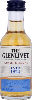 15,95 € Бесплатная доставка | Виски смешанные Glenlivet Founder's Selection Резерв Объединенное Королевство миниатюрная бутылка 5 cl