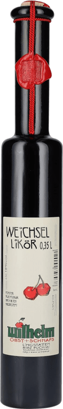 32,95 € Envío gratis | Licores Wilhelm Weichsellikör Austria Botellín Tercio 35 cl