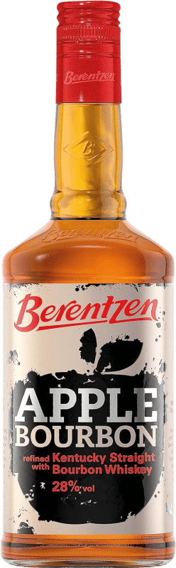 26,95 € Envio grátis | Licores Berentzen Apple Bourbon Alemanha Garrafa 70 cl