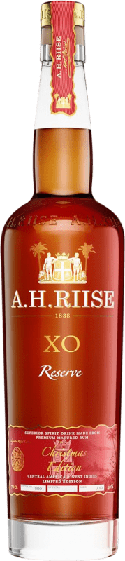 76,95 € Envío gratis | Ron A.H. Riise Christmas Limited Edition Old XO Reserva Dinamarca Botella 70 cl